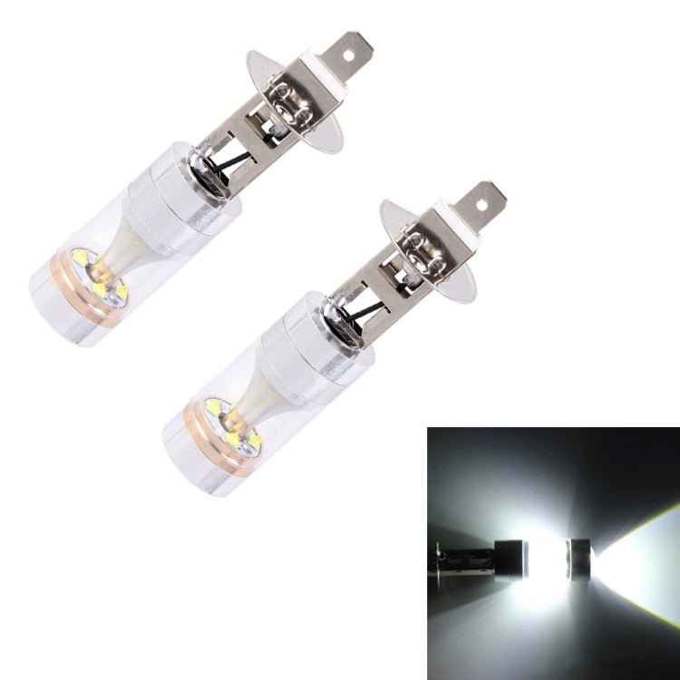 2 PCS H1 30W 350 LM 6000K White Light 6 LED Car Fog Light Bulb, DC 12V - Fog / Driving Lights by PMC TechLife | Online Shopping South Africa | PMC TechLife | Buy Now Pay Later Mobicred