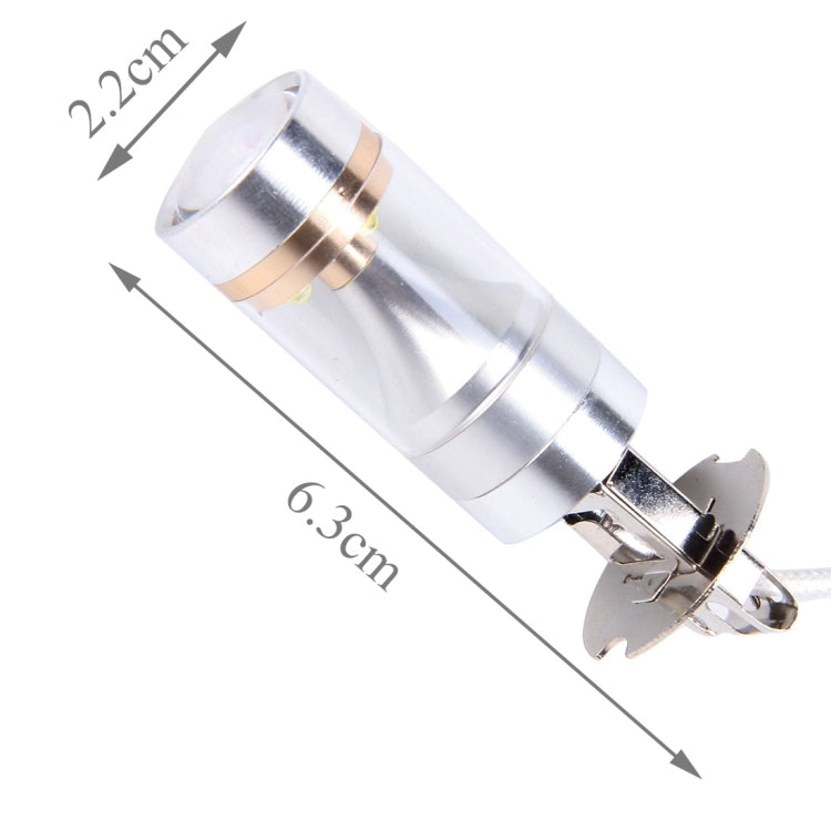 2 PCS H3 30W 350 LM 6000K White Light 6 LED Car Fog Light Bulb, DC 12V - Fog / Driving Lights by PMC TechLife | Online Shopping South Africa | PMC TechLife | Buy Now Pay Later Mobicred