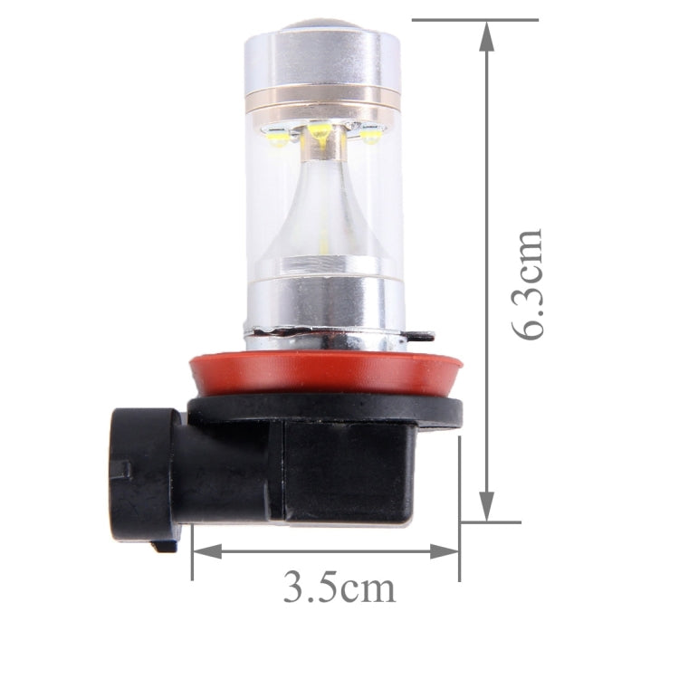 2 PCS H8/H11 30W 350 LM 6000K  White Light 6 LED Car Fog Light Bulb, DC 12V - Fog / Driving Lights by PMC TechLife | Online Shopping South Africa | PMC TechLife | Buy Now Pay Later Mobicred