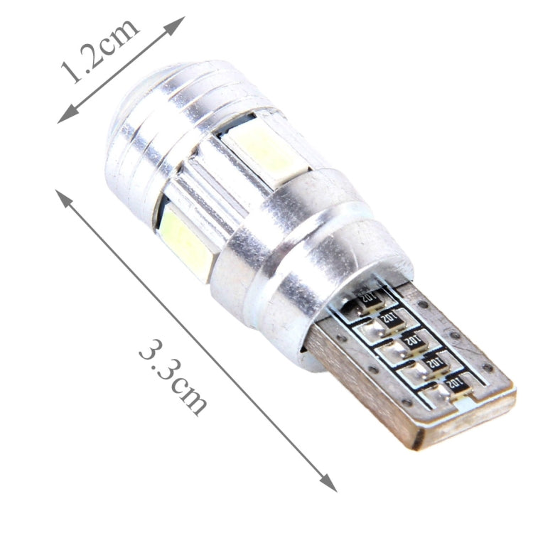 2PCS T10 3W Ice Blue Light 6 SMD 5630 LED Error-Free Canbus Car Clearance Lights Lamp, DC 12V - Clearance Lights by PMC TechLife | Online Shopping South Africa | PMC TechLife | Buy Now Pay Later Mobicred