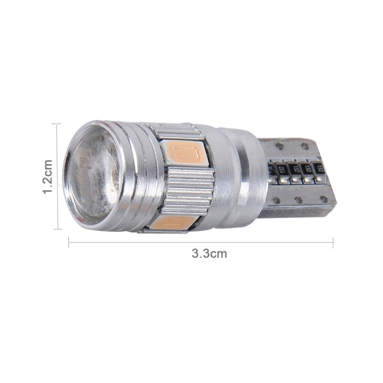 2PCS T10 3W 6 SMD 5630 LED Error-Free Canbus Car Clearance Lights Lamp, DC 12V - free shipping - PMC TechLife - Order now!