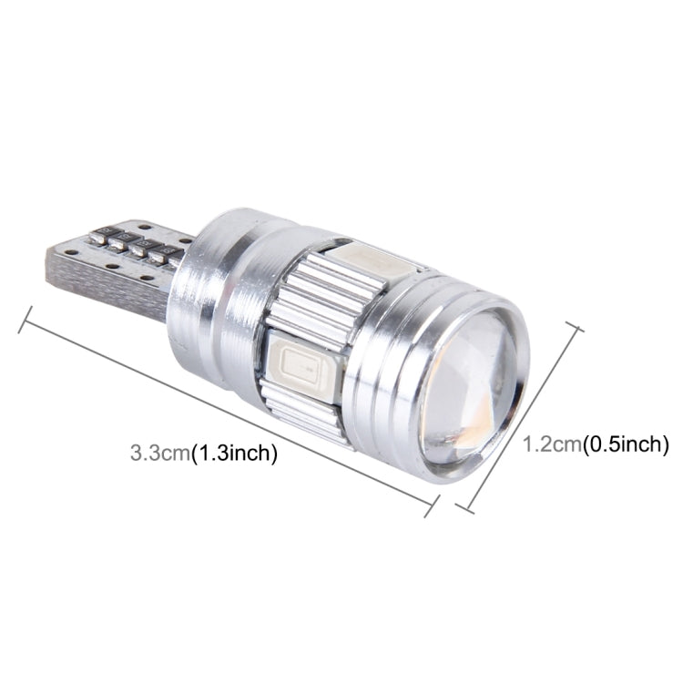 2PCS T10 3W 6 SMD 5630 LED Error-Free Canbus Car Clearance Lights Lamp, DC 12V(Green Light) - Clearance Lights by PMC TechLife | Online Shopping South Africa | PMC TechLife | Buy Now Pay Later Mobicred