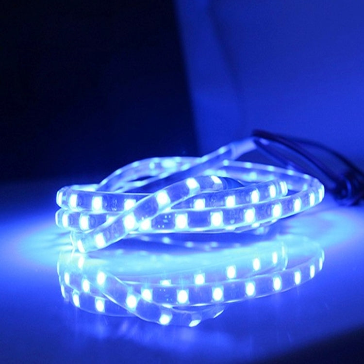 5 PCS 45 LED 3528 SMD Waterproof Flexible Car Strip Light for Car Decoration, DC 12V, Length: 90cm(Blue Light) - Decorative Lights by PMC TechLife | Online Shopping South Africa | PMC TechLife | Buy Now Pay Later Mobicred