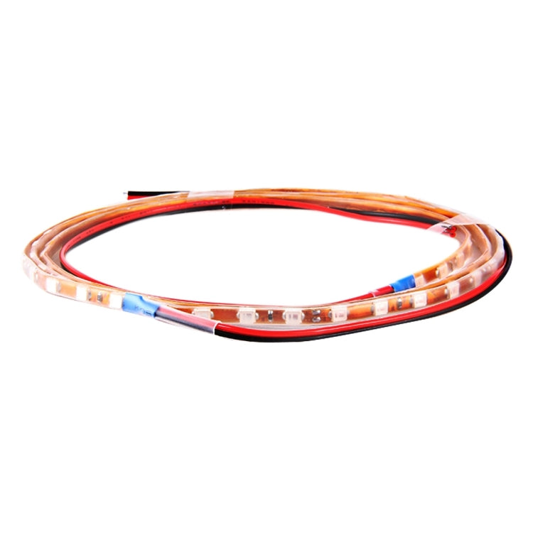5 PCS 45 LED 3528 SMD Waterproof Flexible Car Strip Light for Car Decoration, DC 12V, Length: 90cm(Red Light) - Decorative Lights by PMC TechLife | Online Shopping South Africa | PMC TechLife | Buy Now Pay Later Mobicred