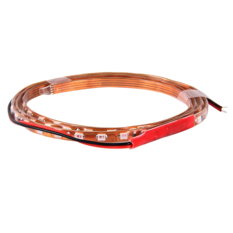 5 PCS Flow Style 45 LED 3528 SMD Waterproof Flexible Car Strip Light for Car Decoration, DC 12V, Length: 90cm(Pink Light) - Decorative Lights by PMC TechLife | Online Shopping South Africa | PMC TechLife | Buy Now Pay Later Mobicred