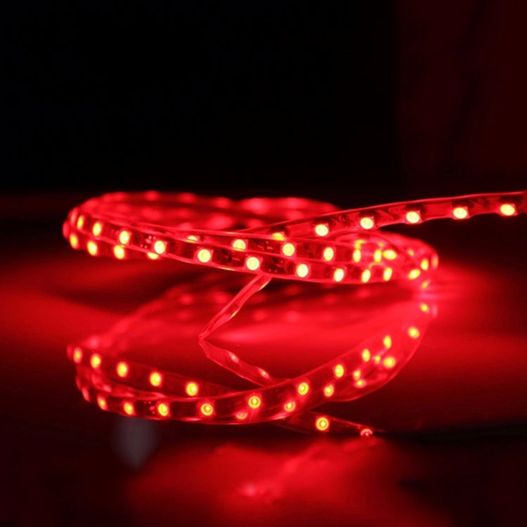 5 PCS Flow Style 45 LED 3528 SMD Waterproof Flexible Car Strip Light for Car Decoration, DC 12V, Length: 90cm(Red Light) - Decorative Lights by PMC TechLife | Online Shopping South Africa | PMC TechLife | Buy Now Pay Later Mobicred