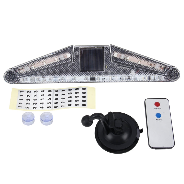 Solar Anti Collision Cupule Ranger Lamp Car Taillight LED Flash Warning Light Caution Light Foldable Solar Cupule Warning Lamp with Temporary Parking License - Arrow Turn Lights by PMC TechLife | Online Shopping South Africa | PMC TechLife | Buy Now Pay Later Mobicred