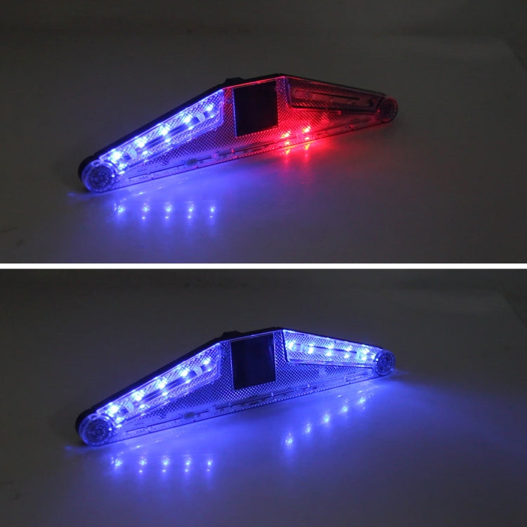 Solar Anti Collision Cupule Ranger Lamp Car Taillight LED Flash Warning Light Caution Light Foldable Solar Cupule Warning Lamp with Temporary Parking License - Arrow Turn Lights by PMC TechLife | Online Shopping South Africa | PMC TechLife | Buy Now Pay Later Mobicred