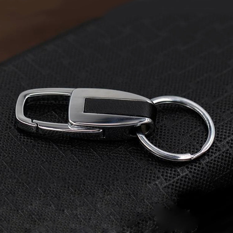Single Ring Metal Leather Key Chain Metal Car Key Ring Multi-functional Tool Key Holder Key Chains Rings Holder For Car Key Rings - Key Rings by PMC TechLife | Online Shopping South Africa | PMC TechLife