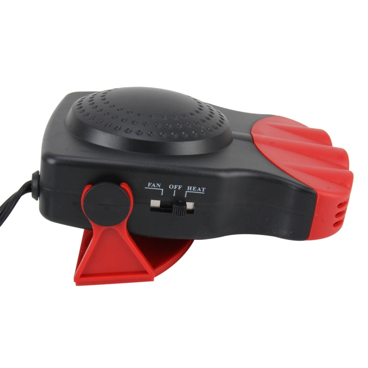 DC 12V 150W Cold and Warm Dual Use Three Outlet Car Auto Electronic Heater Fan Windshield Defroster Demister(Red) - Heating & Fans by PMC TechLife | Online Shopping South Africa | PMC TechLife | Buy Now Pay Later Mobicred