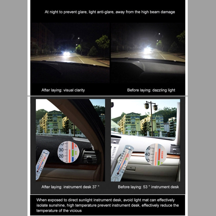 Dark Mat Car Dashboard Cover Car Light Pad Instrument Panel Sunscreen Car Mats for Cadillac (Please note the model and year)(Black) - Sound & Heat Insulation Cotton by PMC TechLife | Online Shopping South Africa | PMC TechLife | Buy Now Pay Later Mobicred