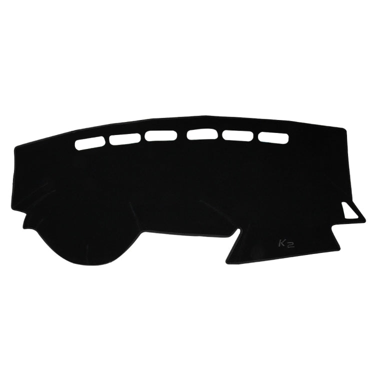 Car Light Instrument Panel Sunscreen Dashboard Mats Cover for Kia K2, Please Note Model and Year(Black) - Sound & Heat Insulation Cotton by PMC TechLife | Online Shopping South Africa | PMC TechLife | Buy Now Pay Later Mobicred