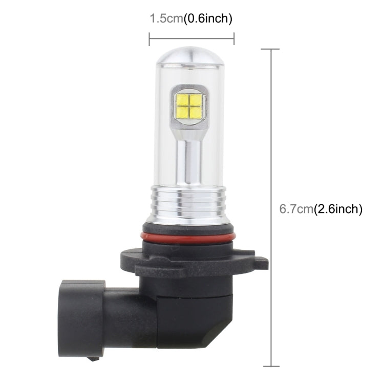 2 PCS  9006 40W 800 LM 6000K 8 LEDs Car Fog Lights, DC 12V(White Light) - Fog / Driving Lights by PMC TechLife | Online Shopping South Africa | PMC TechLife | Buy Now Pay Later Mobicred