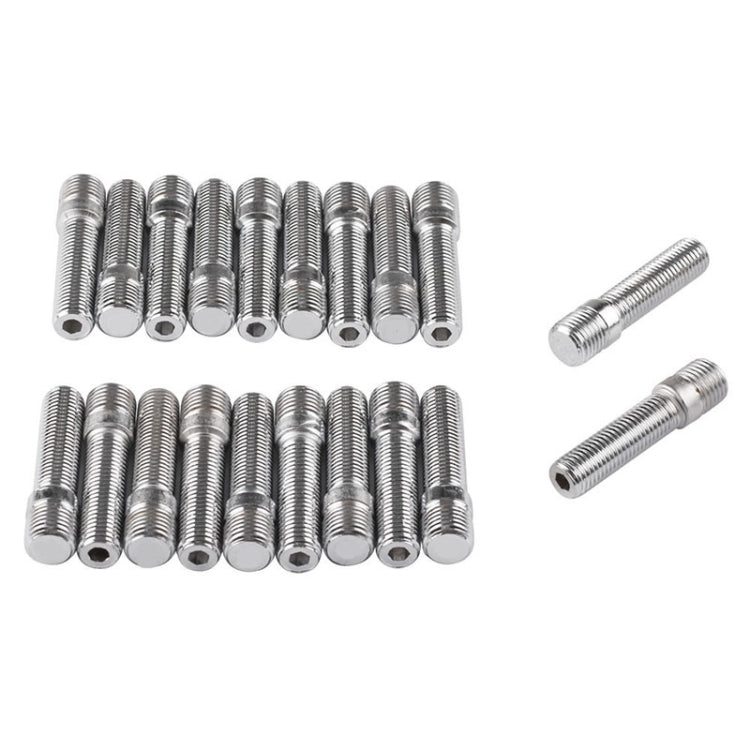 20 PCS 5.8cm Universal Car Modification Extended Wheels Stud Conversion M12x1.5 to M12x1.5 Screw Adapter LN032 LN033 LN044 - Nuts & Bolts by PMC TechLife | Online Shopping South Africa | PMC TechLife