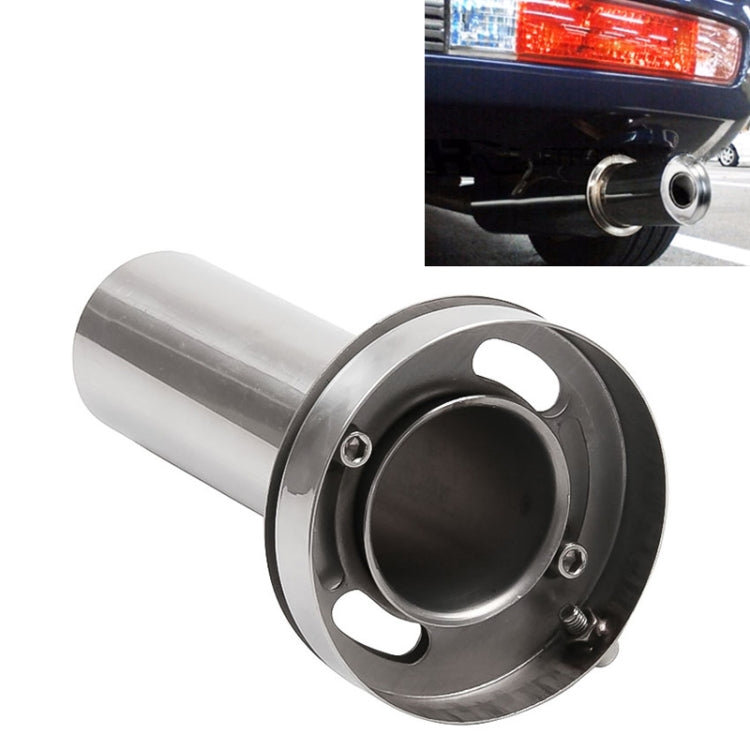 4.5 inch Universal Car 304 Stainless Steel Exhaust Pipe Muffler Adjustable Tail Muffler Tip - Exhaust Pipes by PMC TechLife | Online Shopping South Africa | PMC TechLife | Buy Now Pay Later Mobicred