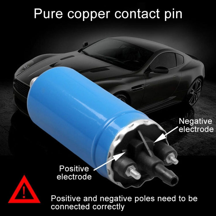 Car 140L/H High Flow In-Line Injection Fuel Pump External Electric Fuel Pump Flow 0580464038 for Mercedes-Benz / Renault / Peugeot / Opel / BMW / Citroen (Silver) - Engine Fittings by PMC TechLife | Online Shopping South Africa | PMC TechLife | Buy Now Pay Later Mobicred