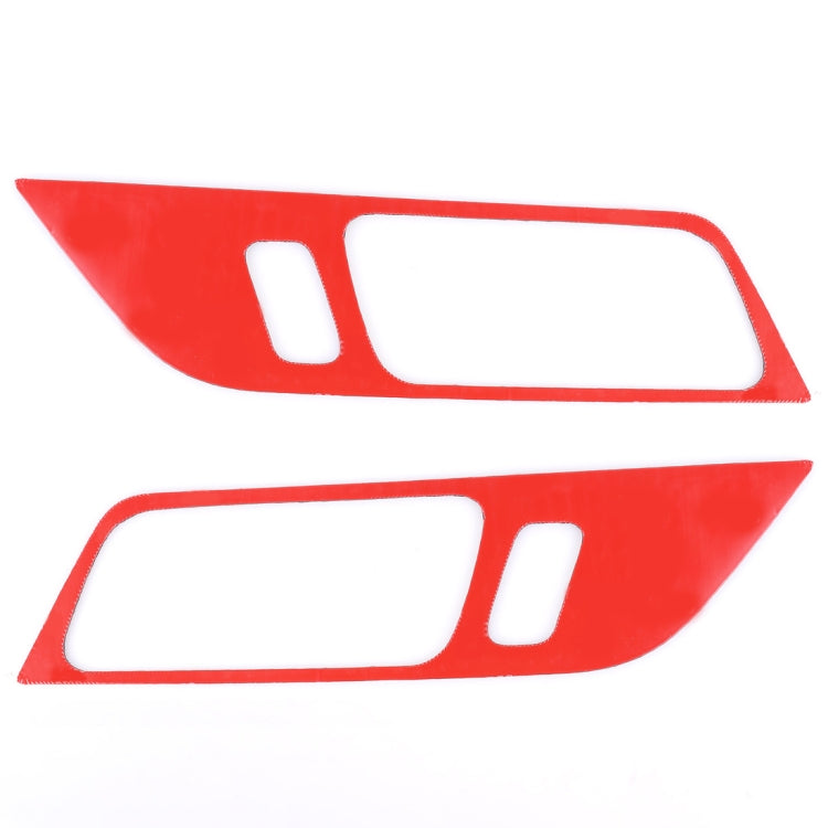 2 PCS Car Door Handle Decorative Sticker for Ford Mustang 2015-2020 - Car Interior Mouldings by PMC TechLife | Online Shopping South Africa | PMC TechLife | Buy Now Pay Later Mobicred