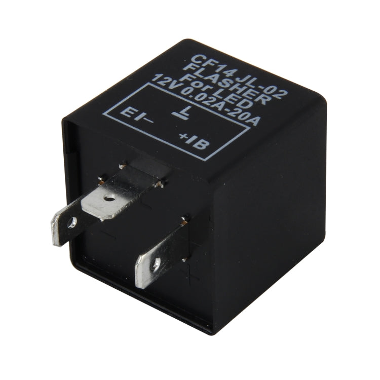 CF14 JL-02 Flasher for LED Auto Car-styling LED Turn Signal 3-Pin Car Flasher Relay Fix Hyper Flash General Lamp-LED Light Relay for European Cars - Relays by PMC TechLife | Online Shopping South Africa | PMC TechLife