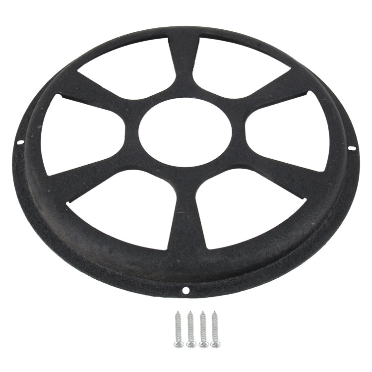 12 inch Universal Car Horn Cover Black Round Horn Cover Horn Round Cover - Car Amplifiers by PMC TechLife | Online Shopping South Africa | PMC TechLife | Buy Now Pay Later Mobicred