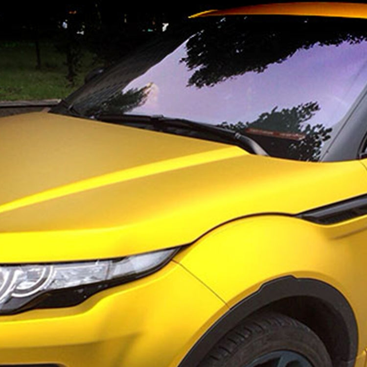 1.52 * 0.5m Waterproof PVC Wire Drawing Brushed Chrome Vinyl Wrap Car Sticker Automobile Ice Film Stickers Car Styling Matte Brushed Car Wrap Vinyl Film (Gold) - Auto Film by PMC Jewellery | Online Shopping South Africa | PMC Jewellery | Buy Now Pay Later Mobicred