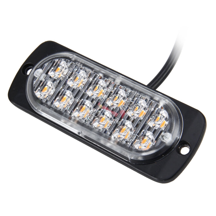 DC 12V-24V 2W 12LEDs SMD-2835 Lamps 17 Flash Patterns 3 Lines Car Flash Lamp Waterproof Car Truck Emergency Strobe Flash Warning Light, Cable Length: 90cm - free shipping - PMC TechLife - Order now!