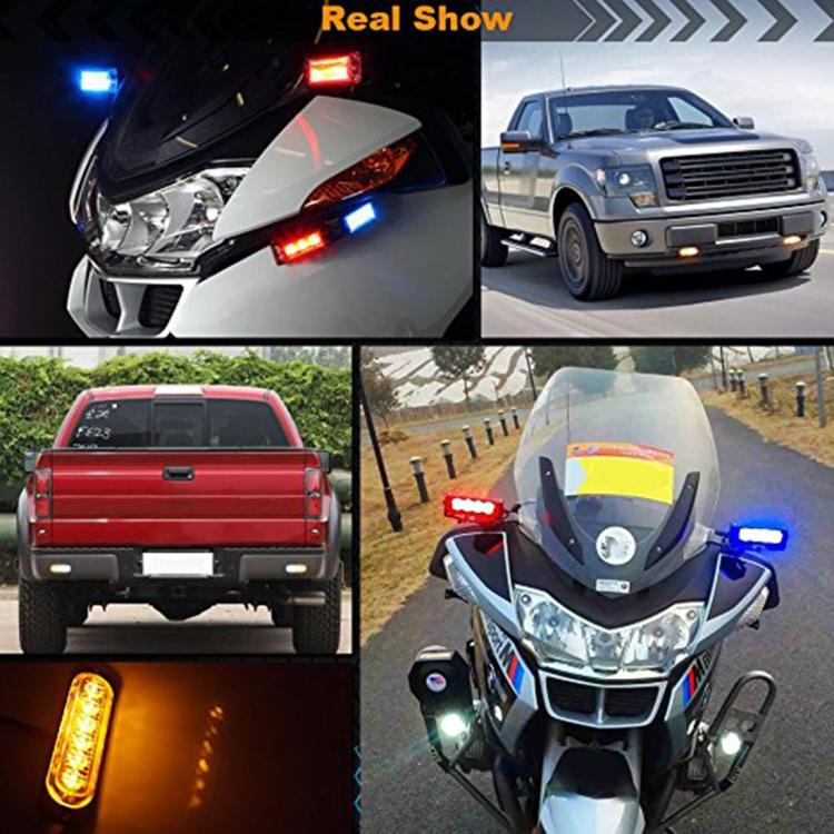 DC 12V-24V 2W 12LEDs SMD-2835 Lamps 17 Flash Patterns 3 Lines Car Flash Lamp Waterproof Car Truck Emergency Strobe Flash Warning Light, Cable Length: 90cm - free shipping - PMC TechLife - Order now!