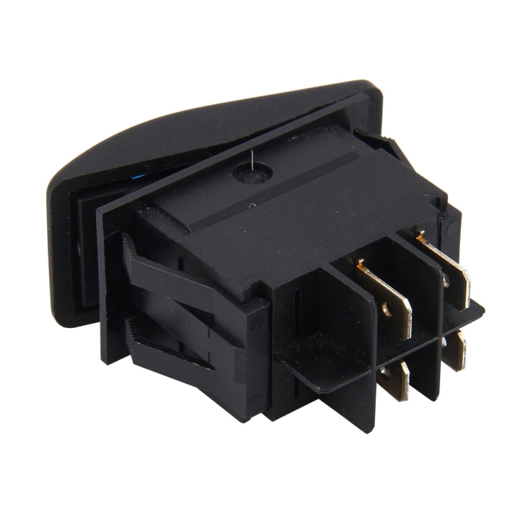 Car Truck Boat Switch Toggle Light Switch 4pin Water-resistant 12/24V Bar Style Blue Toggle Reverse Rocker Rear Light Switch Car Auto Universal DIY 4 Pin Boat Cap OFF-ON Push Button with Indicator Light - Car Switches by PMC TechLife | Online Shopping South Africa | PMC TechLife