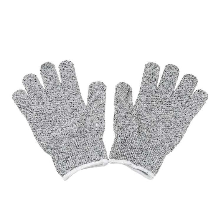 A Pair Cut-resistant Gardening Gloves HPPE Food-grade 5-Level Anti-cutting Anti-wear Safety Working Gloves, Size: XL, Length: 26cm(White) - Safety Gloves by PMC TechLife | Online Shopping South Africa | PMC TechLife | Buy Now Pay Later Mobicred