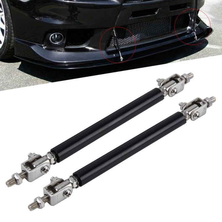 2 PCS Car Modification Large Surrounded By The Rod Telescopic Lever Front and Rear Bars Fixed Front Lip Back Shovel Adjustable Small Rod, Length: 7.5cm(Black) - free shipping - PMC TechLife - Order now!
