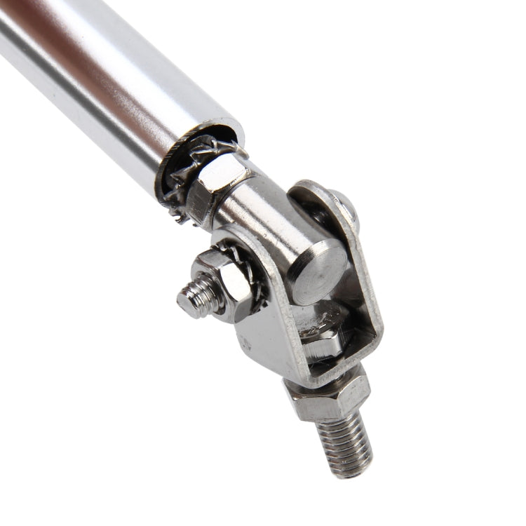 2 PCS Car Modification Large Surrounded By The Rod Telescopic Lever Front and Rear Bars Fixed Front Lip Back Shovel Adjustable Small Rod, Length: 7.5cm(Silver) - Trunk & Bumper Accessories by PMC TechLife | Online Shopping South Africa | PMC TechLife | Buy Now Pay Later Mobicred