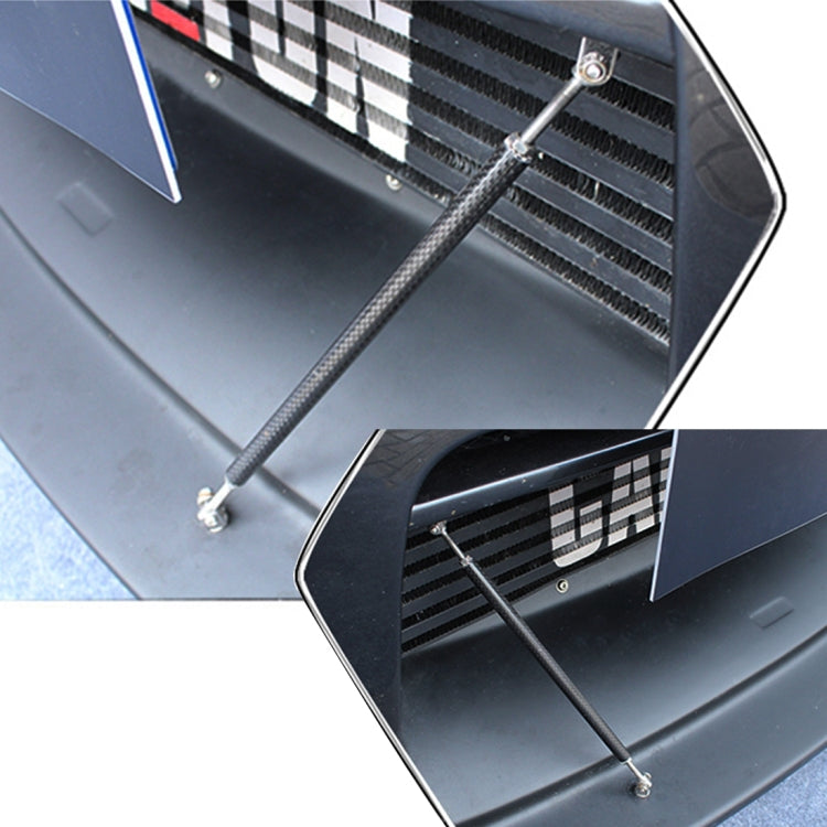 2 PCS Car Modification Large Surrounded By The Rod Telescopic Lever Front and Rear Bars Fixed Front Lip Back Shovel Adjustable Small Rod, Length: 10cm(Black) - Trunk & Bumper Accessories by PMC TechLife | Online Shopping South Africa | PMC TechLife | Buy Now Pay Later Mobicred