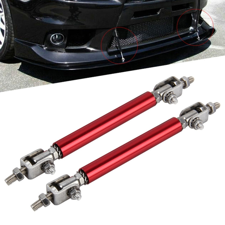 2 PCS Car Modification Large Surrounded By The Rod Telescopic Lever Front and Rear Bars Fixed Front Lip Back Shovel Adjustable Small Rod, Length: 10cm(Red) - Trunk & Bumper Accessories by PMC TechLife | Online Shopping South Africa | PMC TechLife | Buy Now Pay Later Mobicred