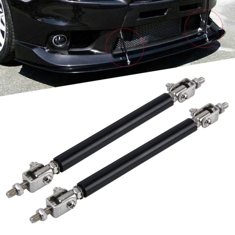 2 PCS Car Modification Large Surrounded By The Rod Telescopic Lever Front and Rear Bars Fixed Front Lip Back Shovel Adjustable Small Rod, Length: 15cm(Black) - free shipping - PMC TechLife - Order now!