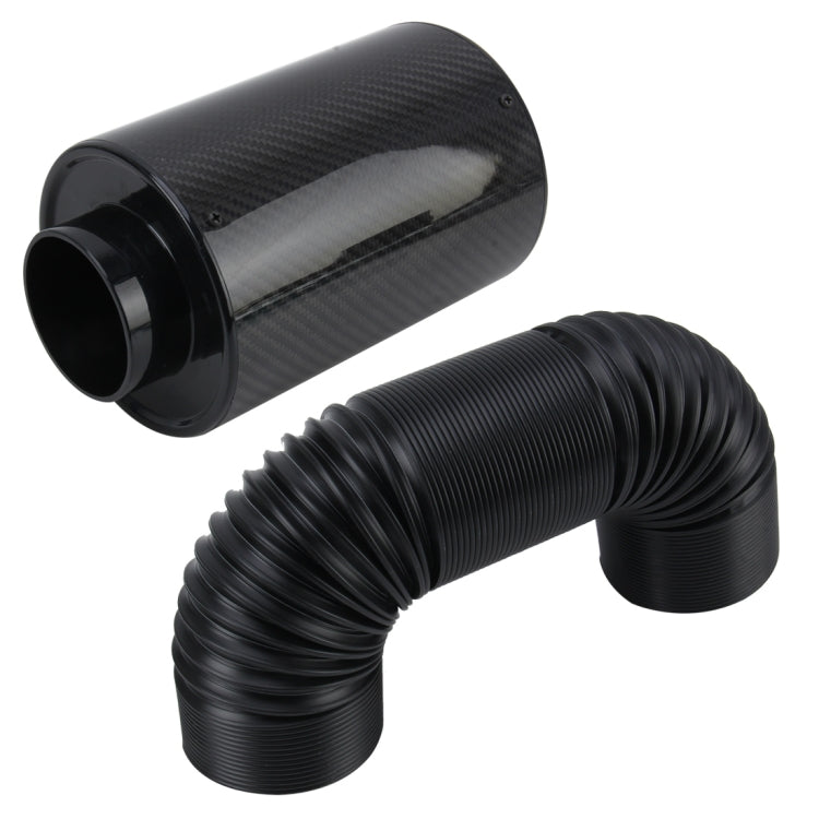 Universal Air Intakes Short Cold Racing Aluminium Air Intake Pipe Hose High Flow Cold Air Extension System Air Filter - Air Intake System by PMC TechLife | Online Shopping South Africa | PMC TechLife | Buy Now Pay Later Mobicred