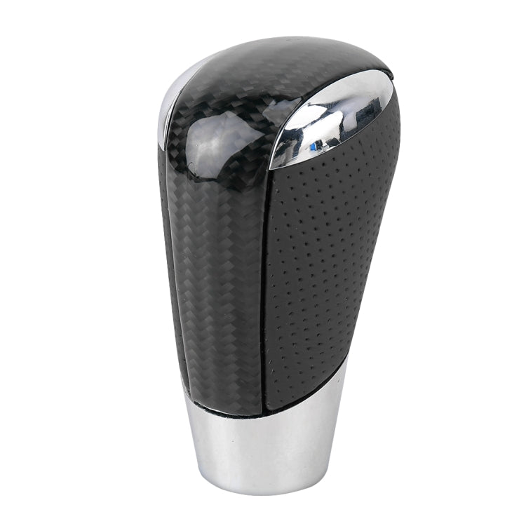 Universal Carbon Fiber Texture Leather Hole Pattern Car Gear Shift Knob Modified Shifter Lever Knob - Shift Knob by PMC TechLife | Online Shopping South Africa | PMC TechLife | Buy Now Pay Later Mobicred