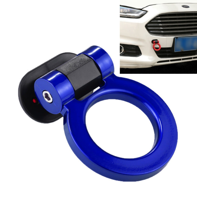 Car Truck Bumper Round Tow Hook Ring Adhesive Decal Sticker Exterior Decoration (Blue) - Towing Bars by PMC TechLife | Online Shopping South Africa | PMC TechLife | Buy Now Pay Later Mobicred