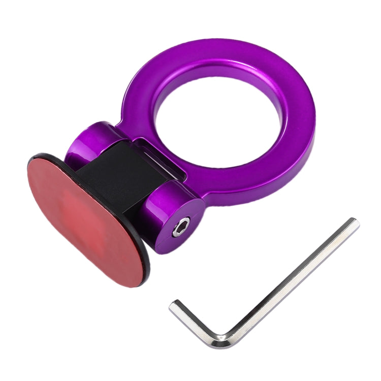 Car Truck Bumper Round Tow Hook Ring Adhesive Decal Sticker Exterior Decoration (Purple) - Towing Bars by PMC TechLife | Online Shopping South Africa | PMC TechLife | Buy Now Pay Later Mobicred