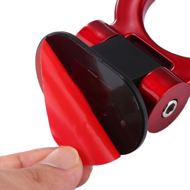 Car Truck Bumper Round Tow Hook Ring Adhesive Decal Sticker Exterior Decoration (Red) - Towing Bars by PMC TechLife | Online Shopping South Africa | PMC TechLife | Buy Now Pay Later Mobicred