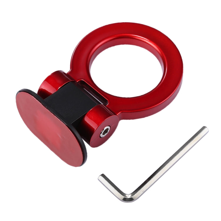Car Truck Bumper Round Tow Hook Ring Adhesive Decal Sticker Exterior Decoration (Red) - Towing Bars by PMC TechLife | Online Shopping South Africa | PMC TechLife | Buy Now Pay Later Mobicred