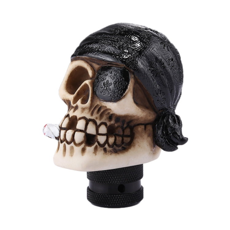 Pirate Skull Shaped Universal Vehicle Car Shifter Cover Manual Automatic Gear Shift Knob (Black) - Shift Knob by PMC TechLife | Online Shopping South Africa | PMC TechLife | Buy Now Pay Later Mobicred