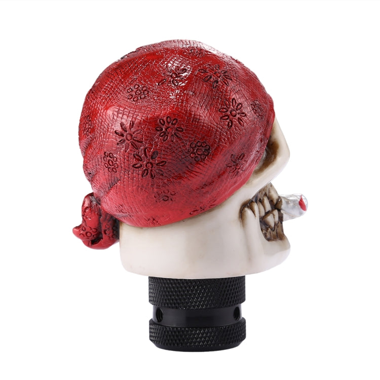 Pirate Skull Shaped Universal Vehicle Car Shifter Cover Manual Automatic Gear Shift Knob (Red) - Shift Knob by PMC TechLife | Online Shopping South Africa | PMC TechLife | Buy Now Pay Later Mobicred