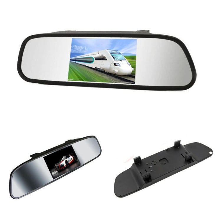 PZ-705 4.3 inch TFT LCD Car Rear View Mirror Monitor for Car Rearview Parking Video Systems - Rearview Monitors by PMC TechLife | Online Shopping South Africa | PMC TechLife | Buy Now Pay Later Mobicred