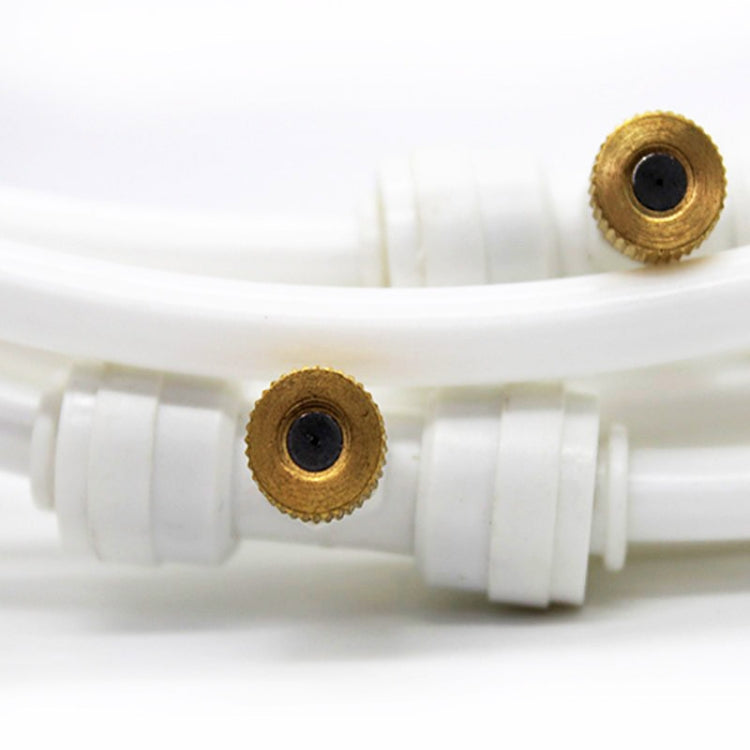 Outdoor Lawn Garden PE Hose Mist Watering Line Misting Cooling System with 16 x Mist Nozzles, Length: 12m (Black) - Watering & Irrigation by PMc TechLife | Online Shopping South Africa | PMc TechLife | Buy Now Pay Later Mobicred