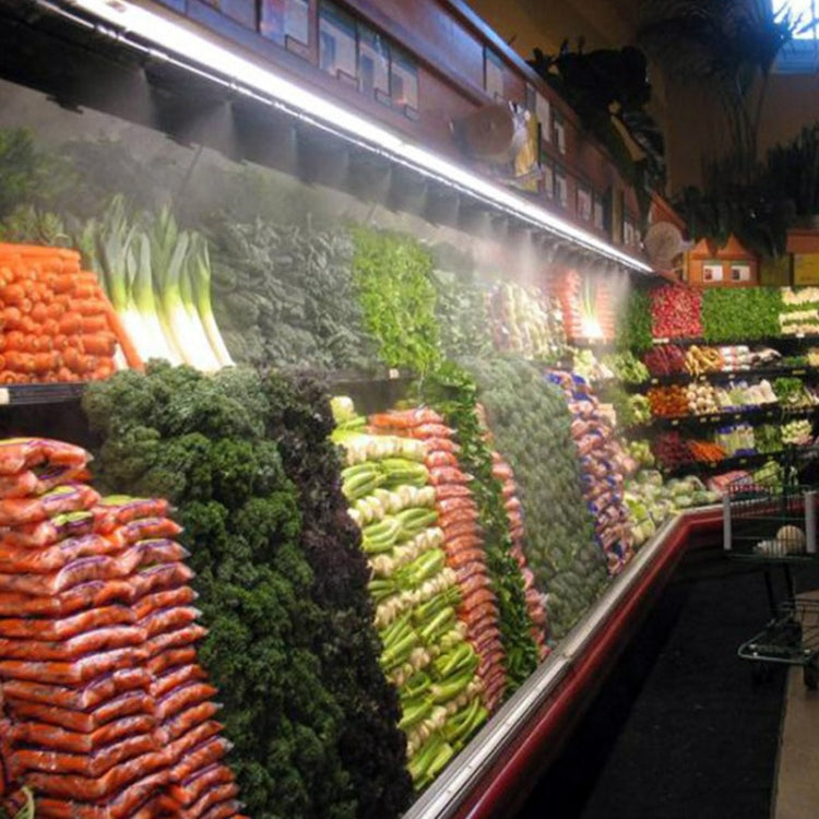 Outdoor Lawn Garden PE Hose Mist Watering Line Misting Cooling System with 16 x Mist Nozzles, Length: 12m (Black) - Watering & Irrigation by PMc TechLife | Online Shopping South Africa | PMc TechLife | Buy Now Pay Later Mobicred