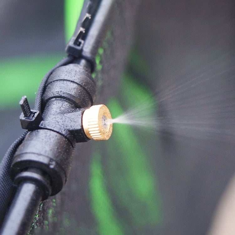 Outdoor Lawn Garden PE Hose Mist Watering Line Misting Cooling System with 21 x Mist Nozzles, Length: 15m (Black) - Watering & Irrigation by PMc TechLife | Online Shopping South Africa | PMc TechLife | Buy Now Pay Later Mobicred