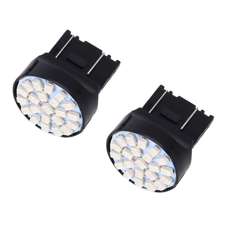 10 PCS T20/7443 Car Auto Lamp 1.2W 22-SMD 1206 LED Bulbs Brake Light - Brake Lights by PMC TechLife | Online Shopping South Africa | PMC TechLife | Buy Now Pay Later Mobicred