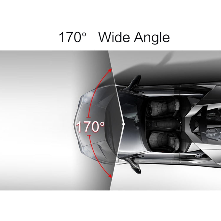 4 inch HD Video Recording HD Display Car Recorder with Separate F2.0 Camera, 12MP 170 Degrees Wide-angle/ Rear View Loop Recording/ G-Sensor Recording/ WDR Full HD/ Front Camera 1080P/ Rear Camera 720P/ Support 32G TF Card - Car DVRs by PMC TechLife | Online Shopping South Africa | PMC TechLife | Buy Now Pay Later Mobicred