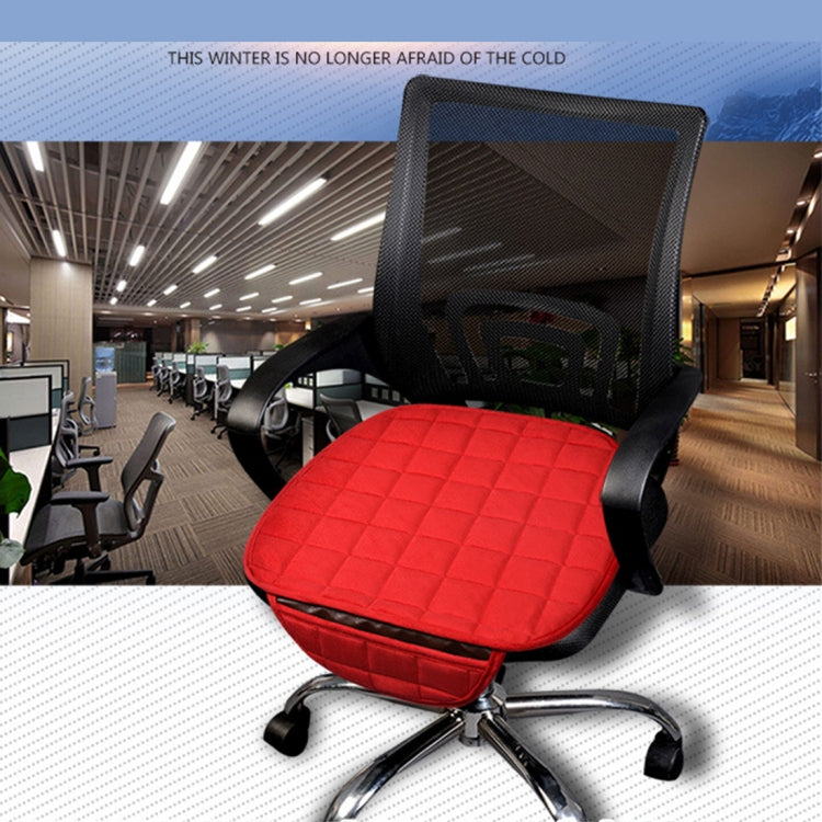 3 PCS / Set  Warm Car Seat Cover Cushion Five Seats Universal Two Front Row Seat Covers and One Back Row Seat Cover Car Non-slip Chair Pad Warm Car Mats No Back Plush Cushion(Khaki) - Seat Accessories by PMC TechLife | Online Shopping South Africa | PMC TechLife | Buy Now Pay Later Mobicred