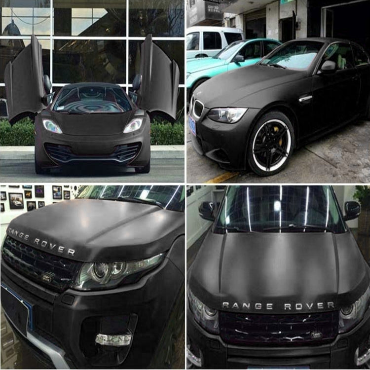 5m * 0.5m Ice Blue Metallic Matte Icy Ice Car Decal Wrap Auto Wrapping Vehicle Sticker Motorcycle Sheet Tint Vinyl Air Bubble Free(Black) - Auto Film by PMC TechLife | Online Shopping South Africa | PMC TechLife | Buy Now Pay Later Mobicred