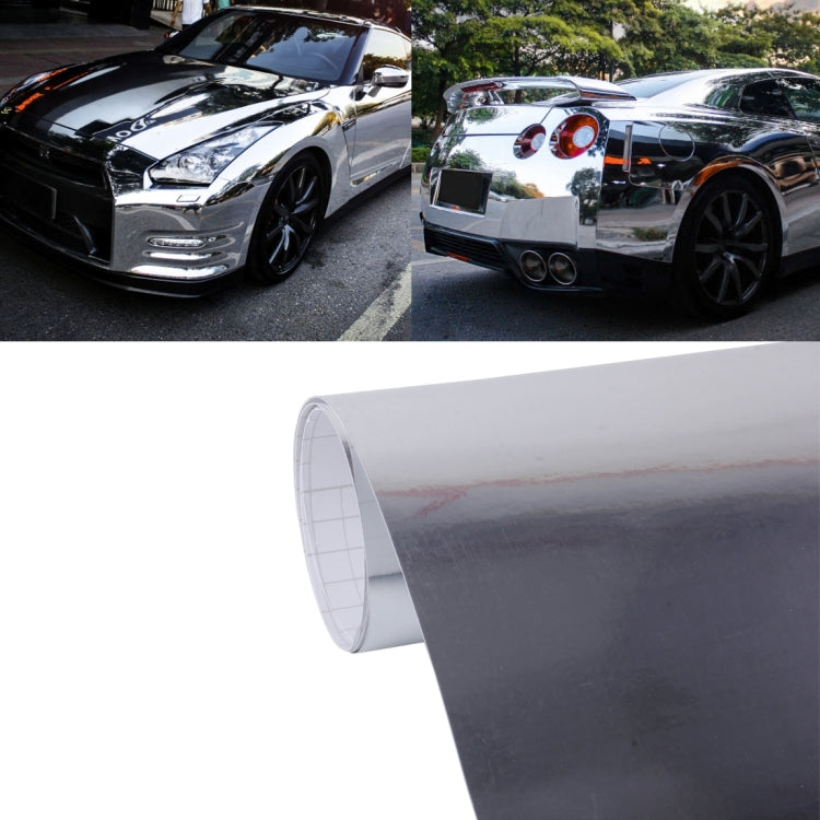 1.52m �� 0.5m Electroplating Car Auto Body Decals Sticker Self-Adhesive Side Truck Vinyl Graphics(Silver) - Auto Film by PMc TechLife | Online Shopping South Africa | PMc TechLife | Buy Now Pay Later Mobicred